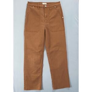 Brixton Wide Leg Patch Pocket Women's Carpenter Jeans. Burnt Orange, Women's 25